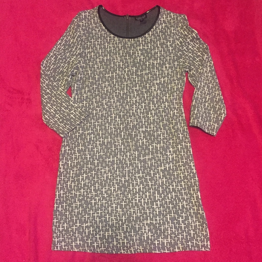 TOPSHOP cross bodycon dress